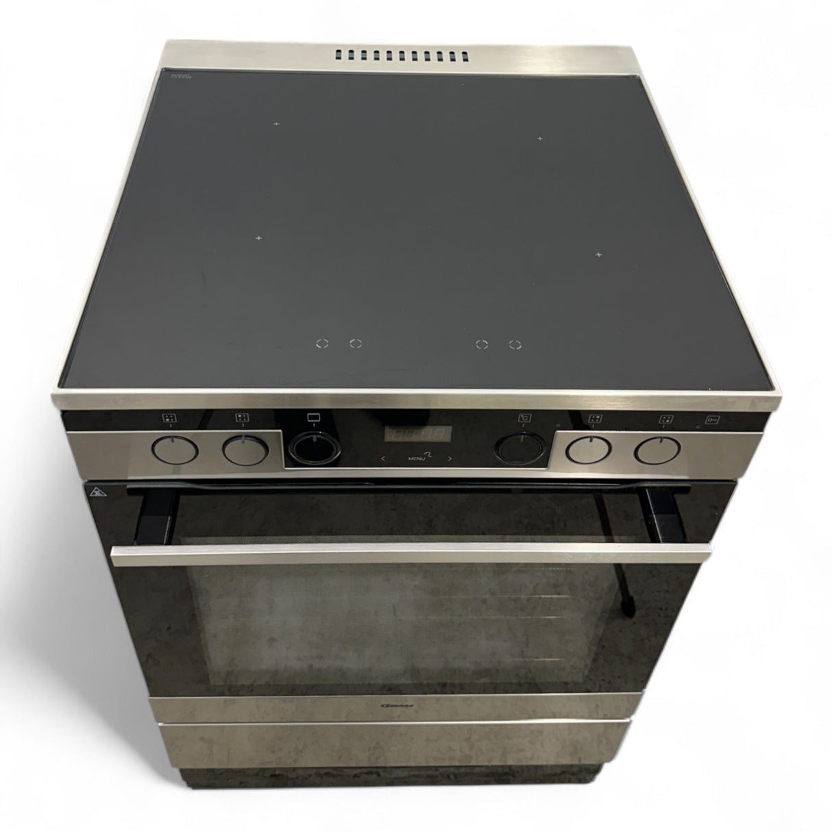 Nyrenset Induksjonkomfyr med pyrolyse 77 L Rustfritt stål