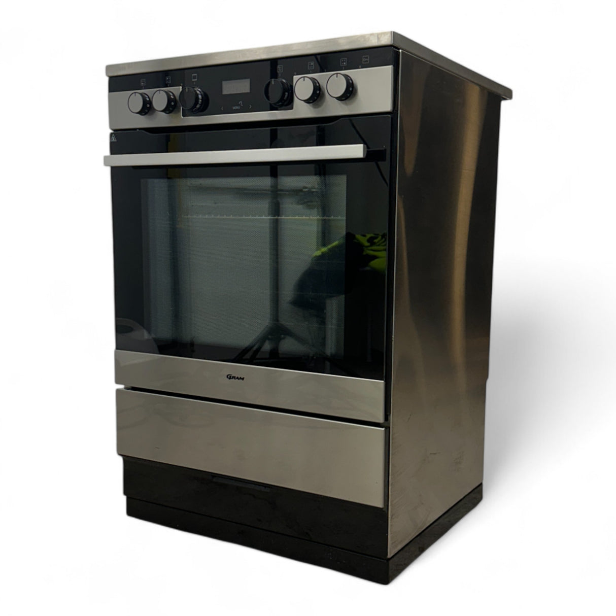 Nyrenset Induksjonkomfyr med pyrolyse 77 L Rustfritt stål