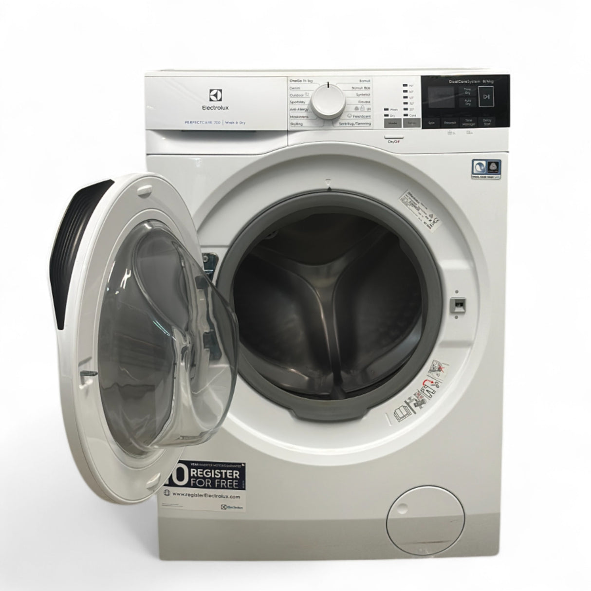 Nyrenset Vaskemaskin Frontmatet 8Kg Hvit