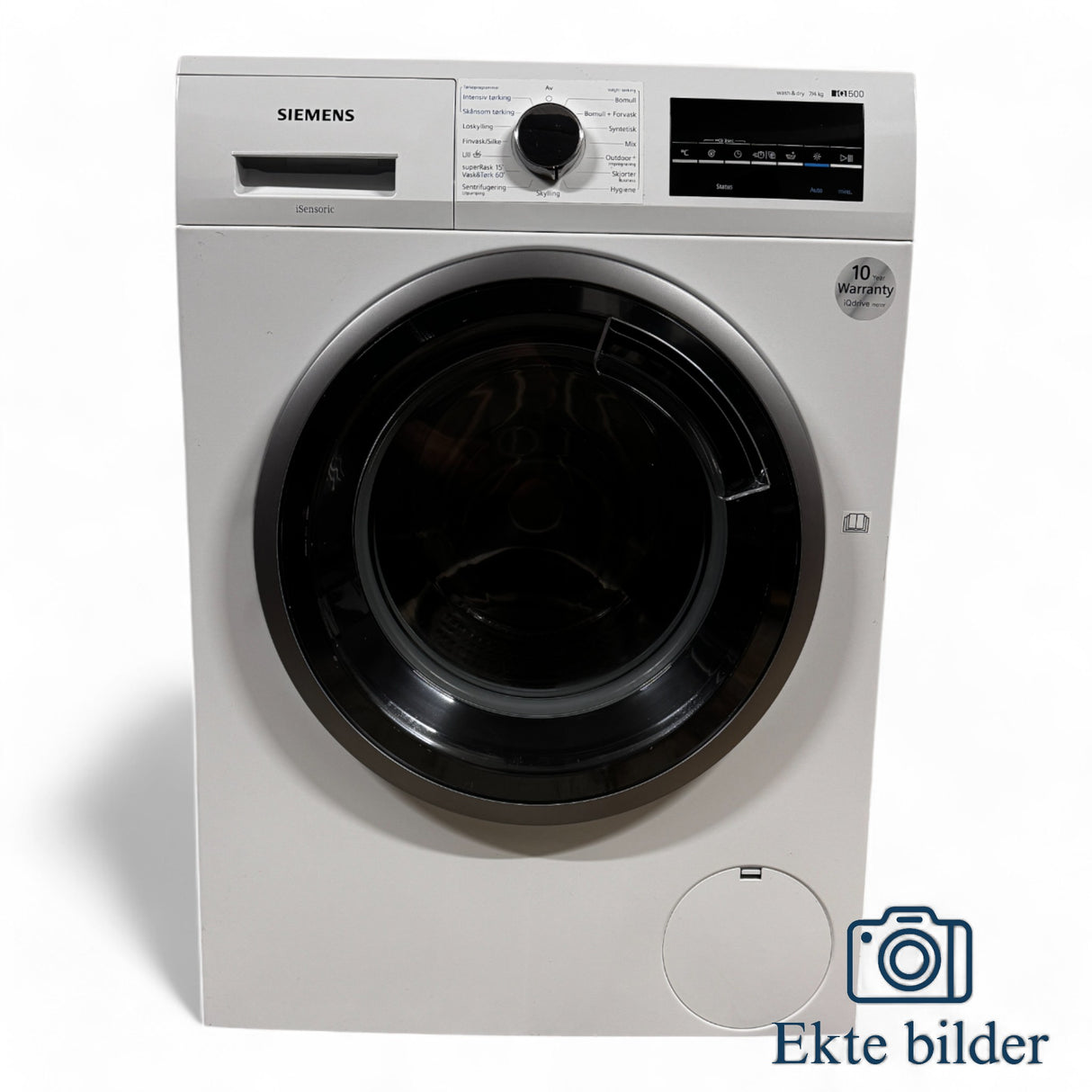 Siemens Vaskemaskin med Tørkefunksjon - Vasket og Komplett fra Siemens