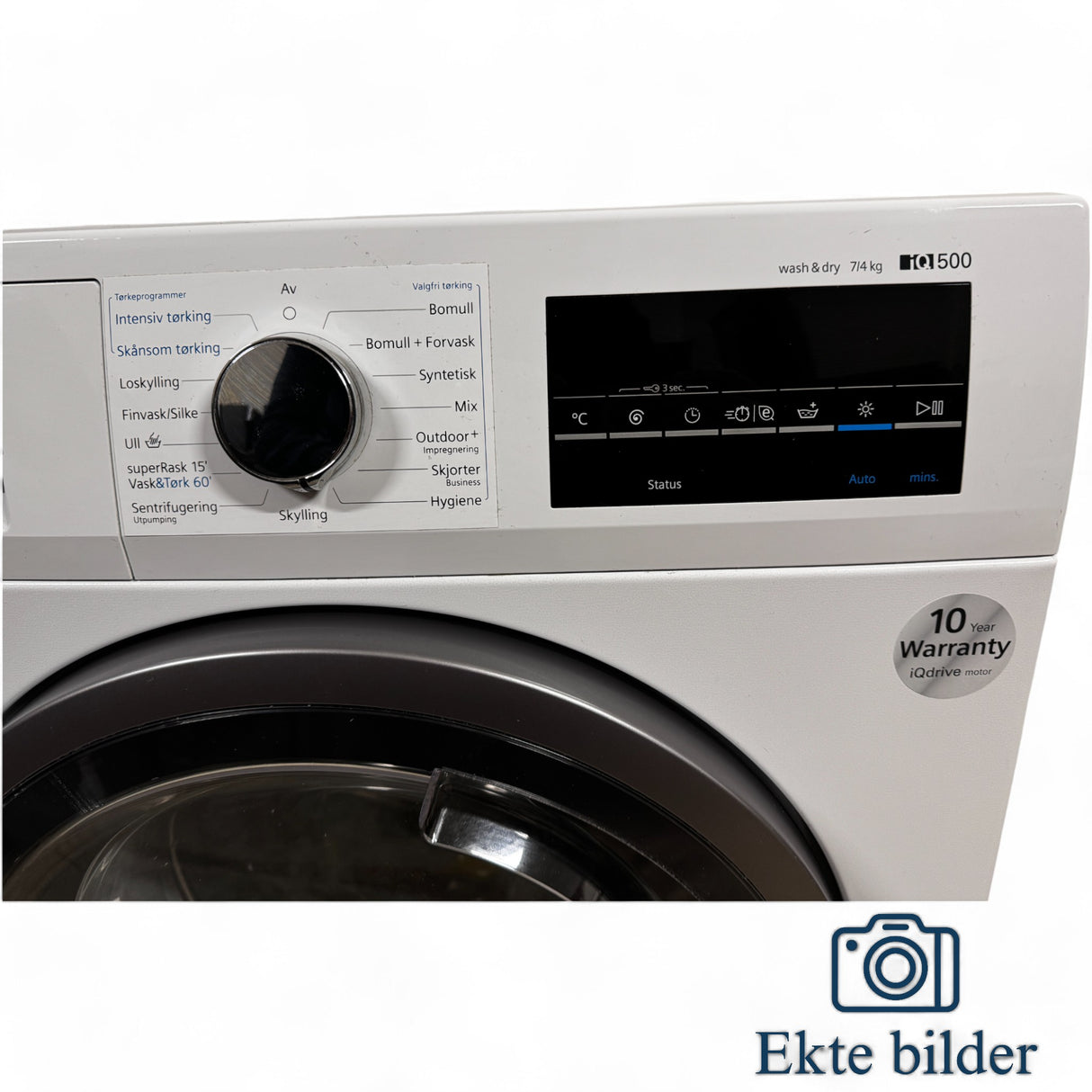 Siemens Vaskemaskin med Tørkefunksjon - Vasket og Komplett fra Siemens