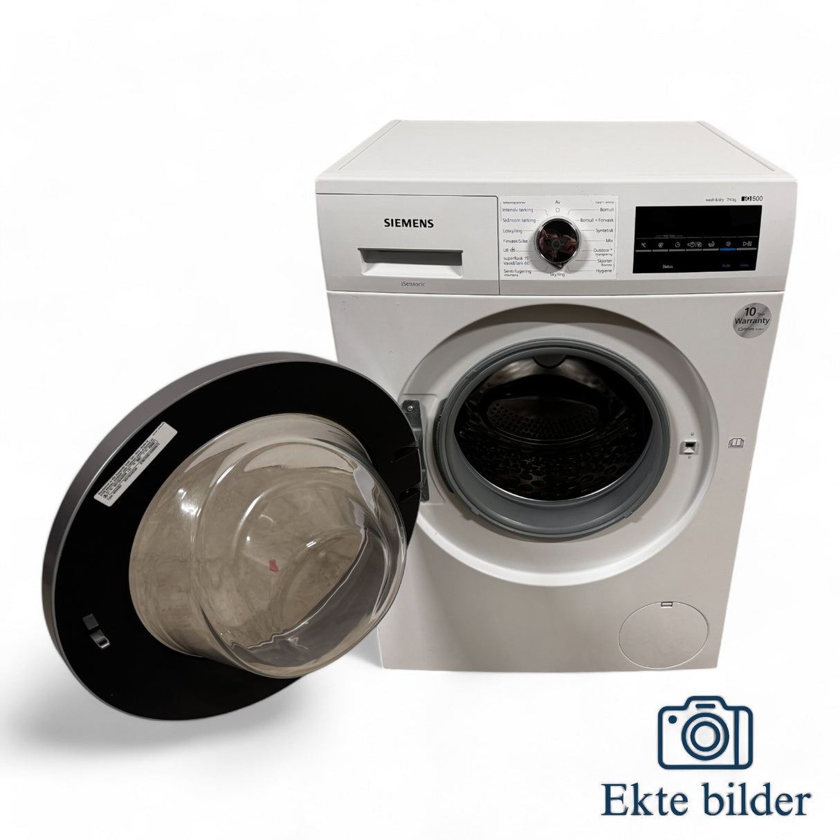 Siemens Vaskemaskin med Tørkefunksjon - Vasket og Komplett fra Siemens