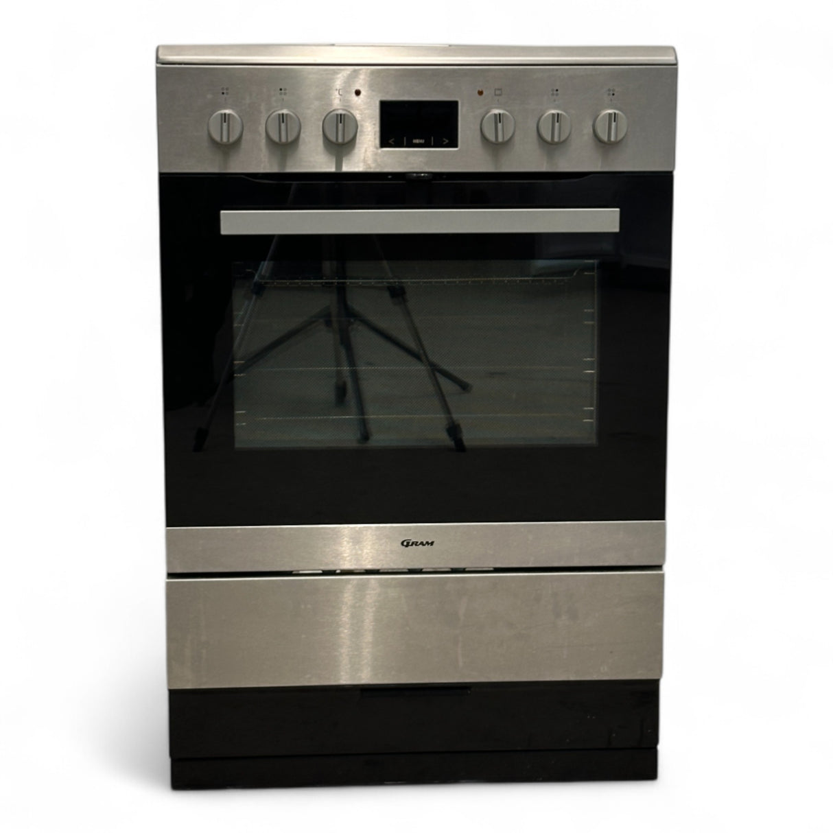 Nyrenset Keramisk Komfyr Multifunksjon 65L Stål