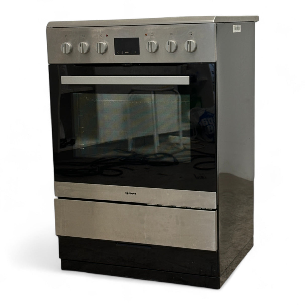 Nyrenset Keramisk Komfyr Multifunksjon 65L Stål