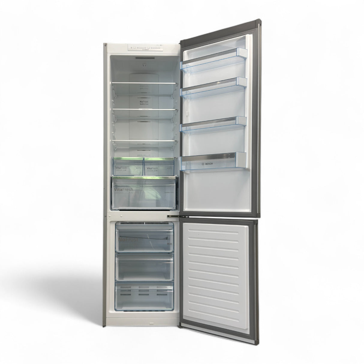 Nyrenset Kombiskap NoFrost 400L Stål