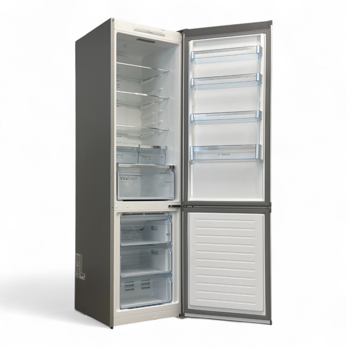 Nyrenset Kombiskap NoFrost 400L Stål