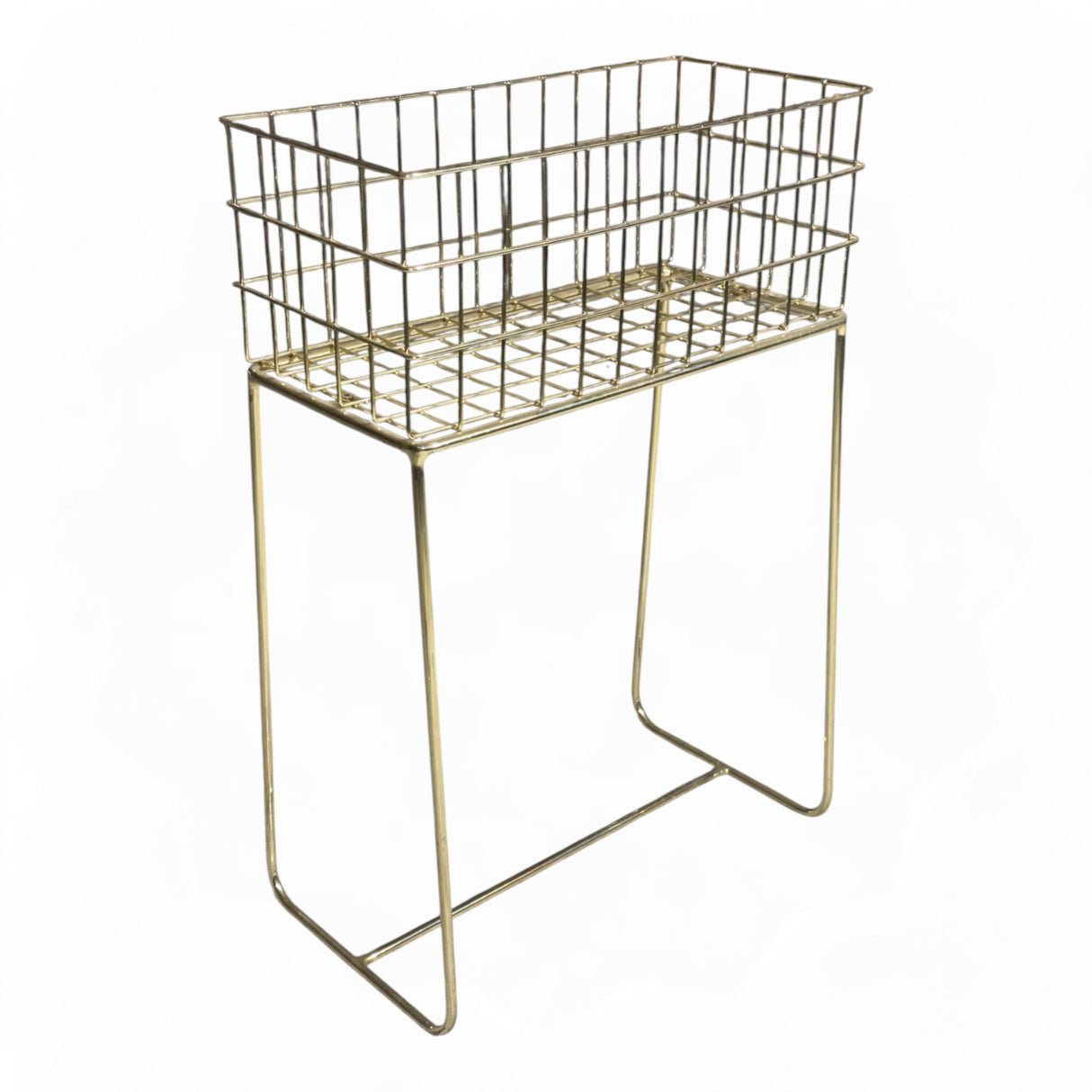 Bloomingville Plantekasse Metall Kurv Gull