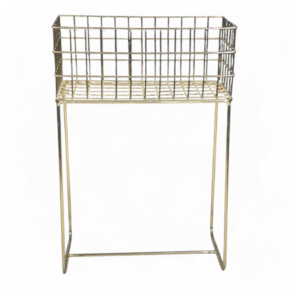 Bloomingville Plantekasse Metall Kurv Gull