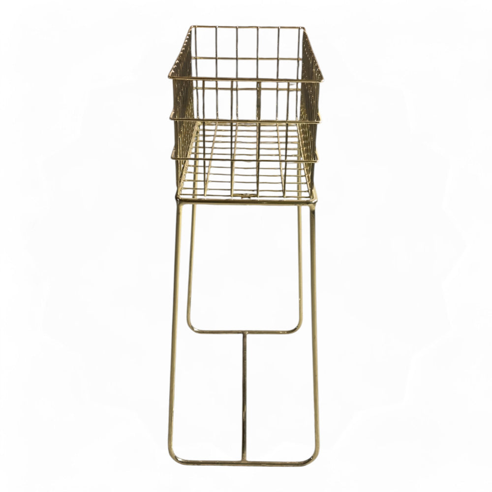 Bloomingville Plantekasse Metall Kurv Gull