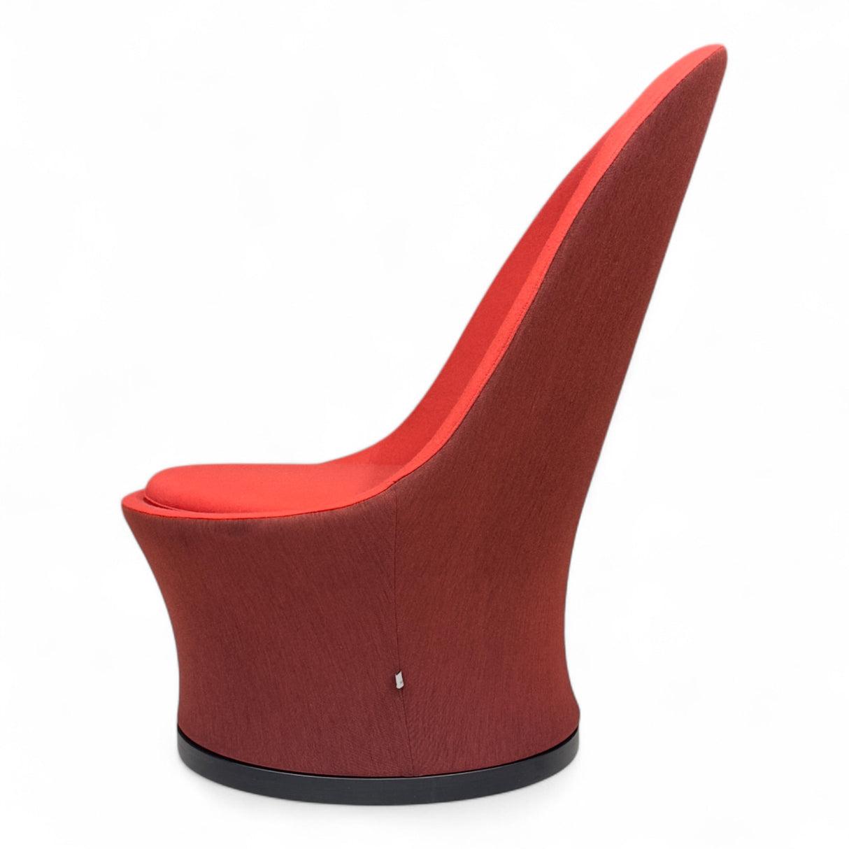 Nyrenset Lenestol i Ull Rød To-tonet