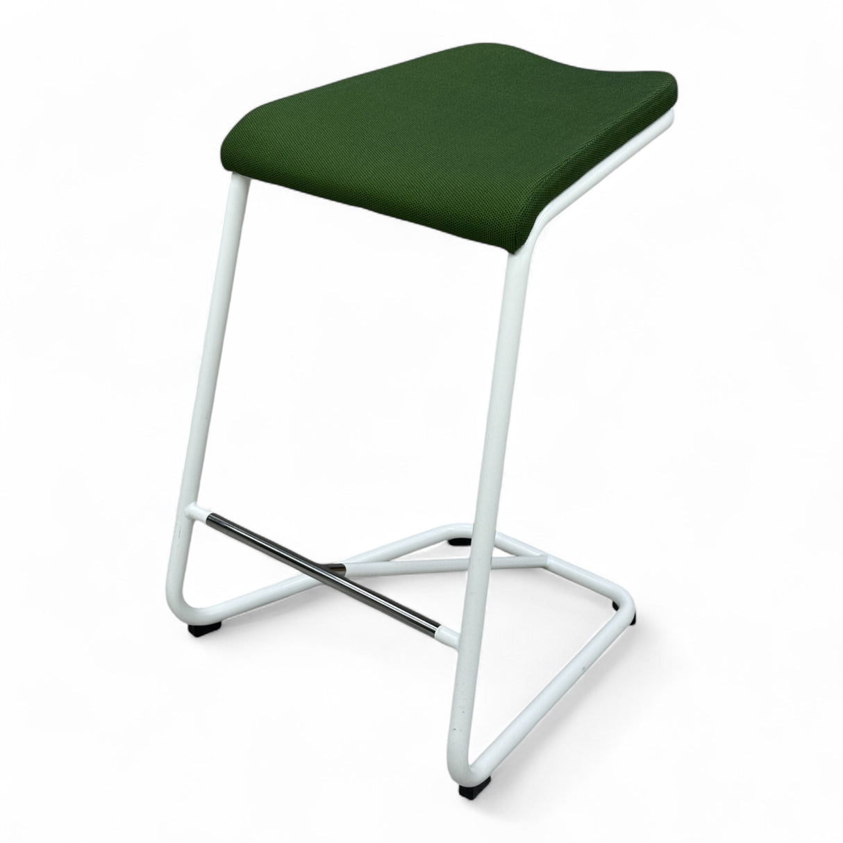 Nyrenset Lammults barstol grønn