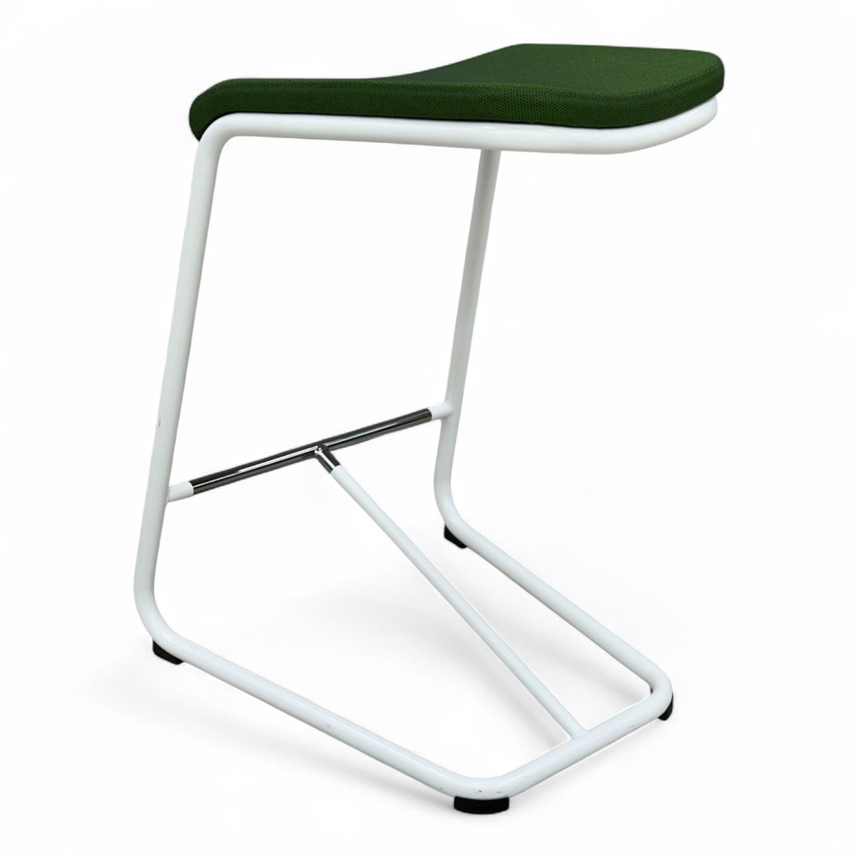 Nyrenset Lammults barstol grønn
