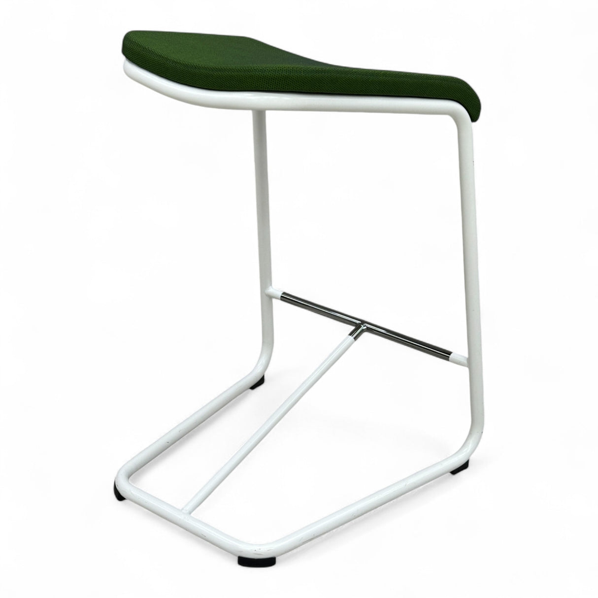 Nyrenset Lammults barstol grønn