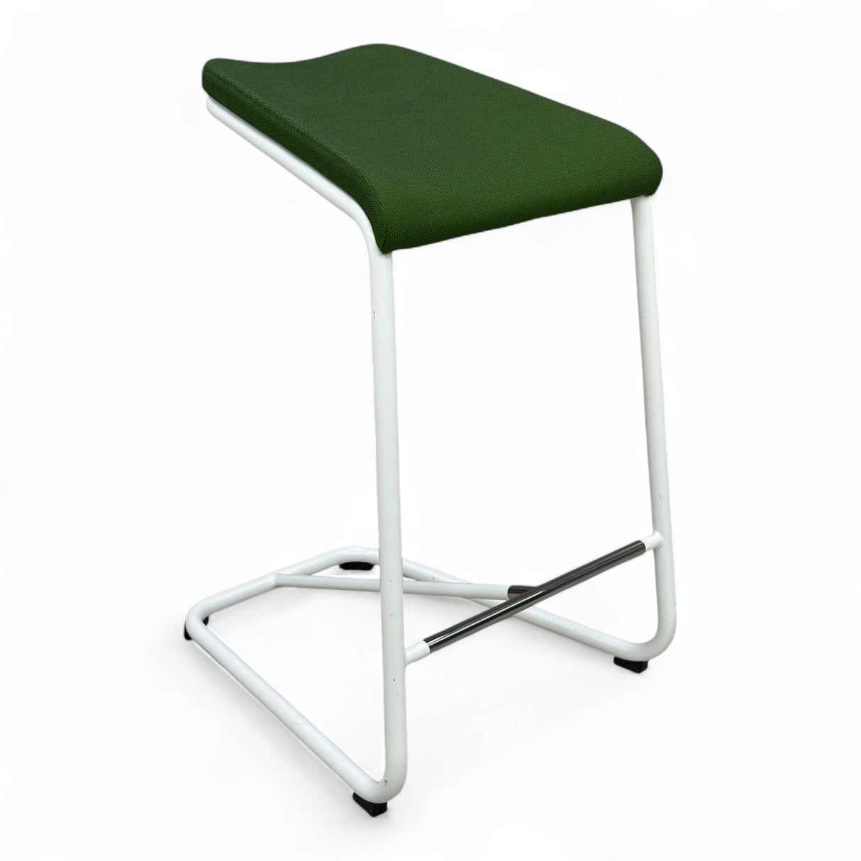 Nyrenset Lammults barstol grønn