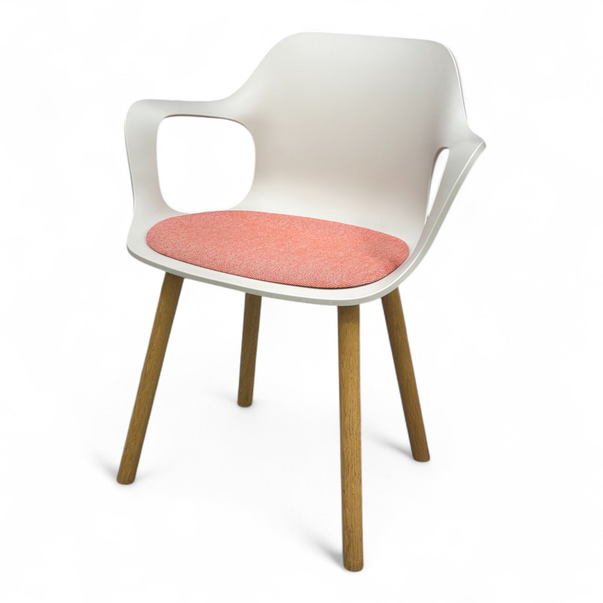 Nyrenset Vitra HAL spisestol hvit