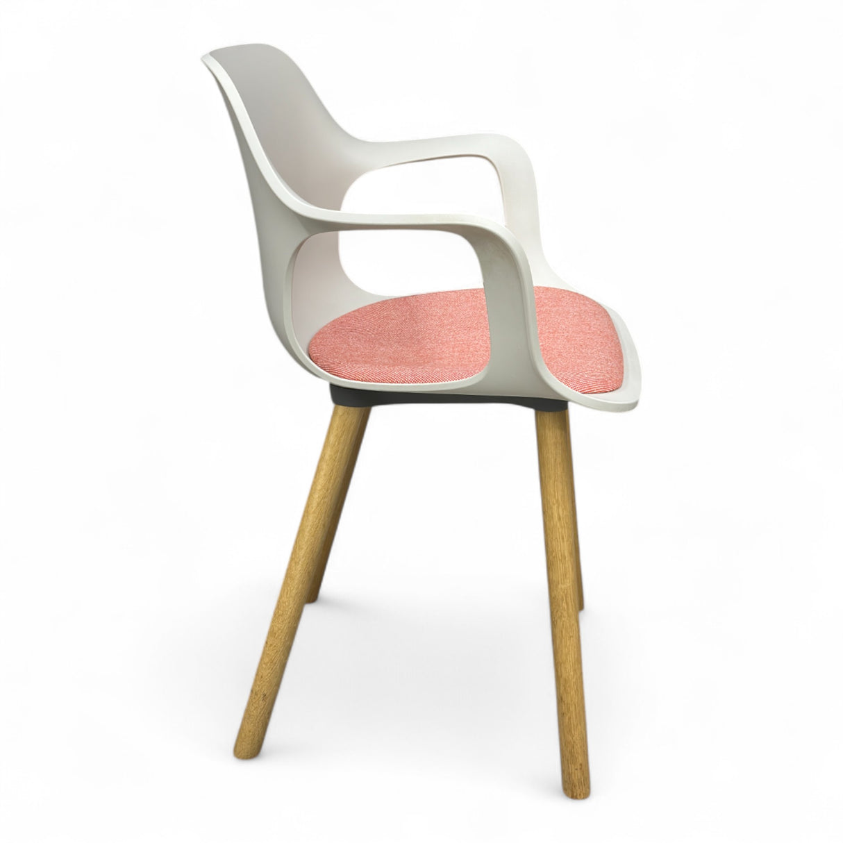 Nyrenset Vitra HAL spisestol hvit