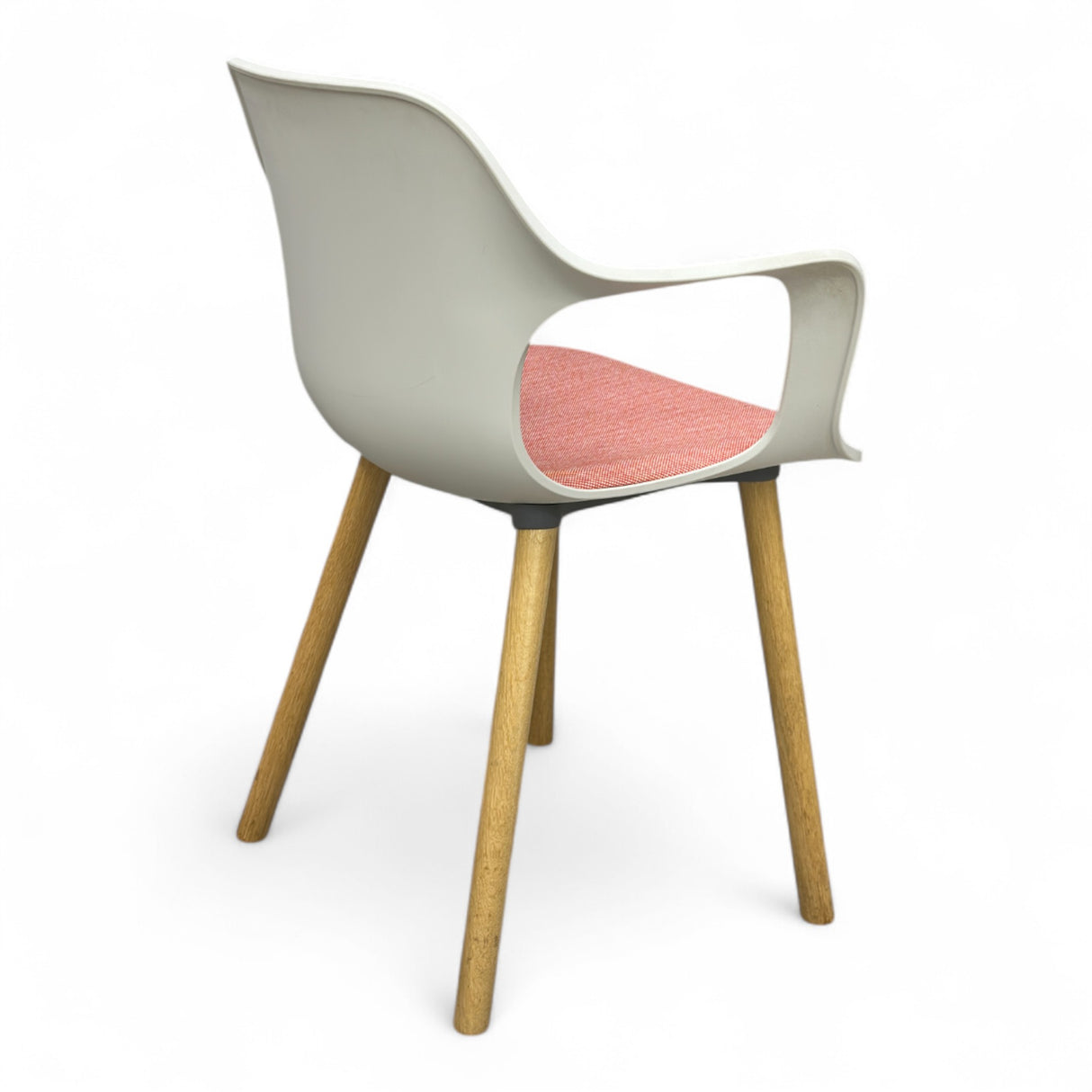 Nyrenset Vitra HAL spisestol hvit