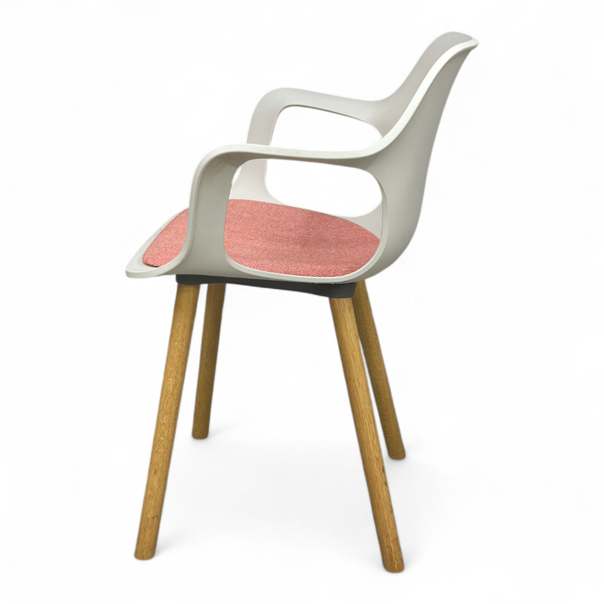 Nyrenset Vitra HAL spisestol hvit