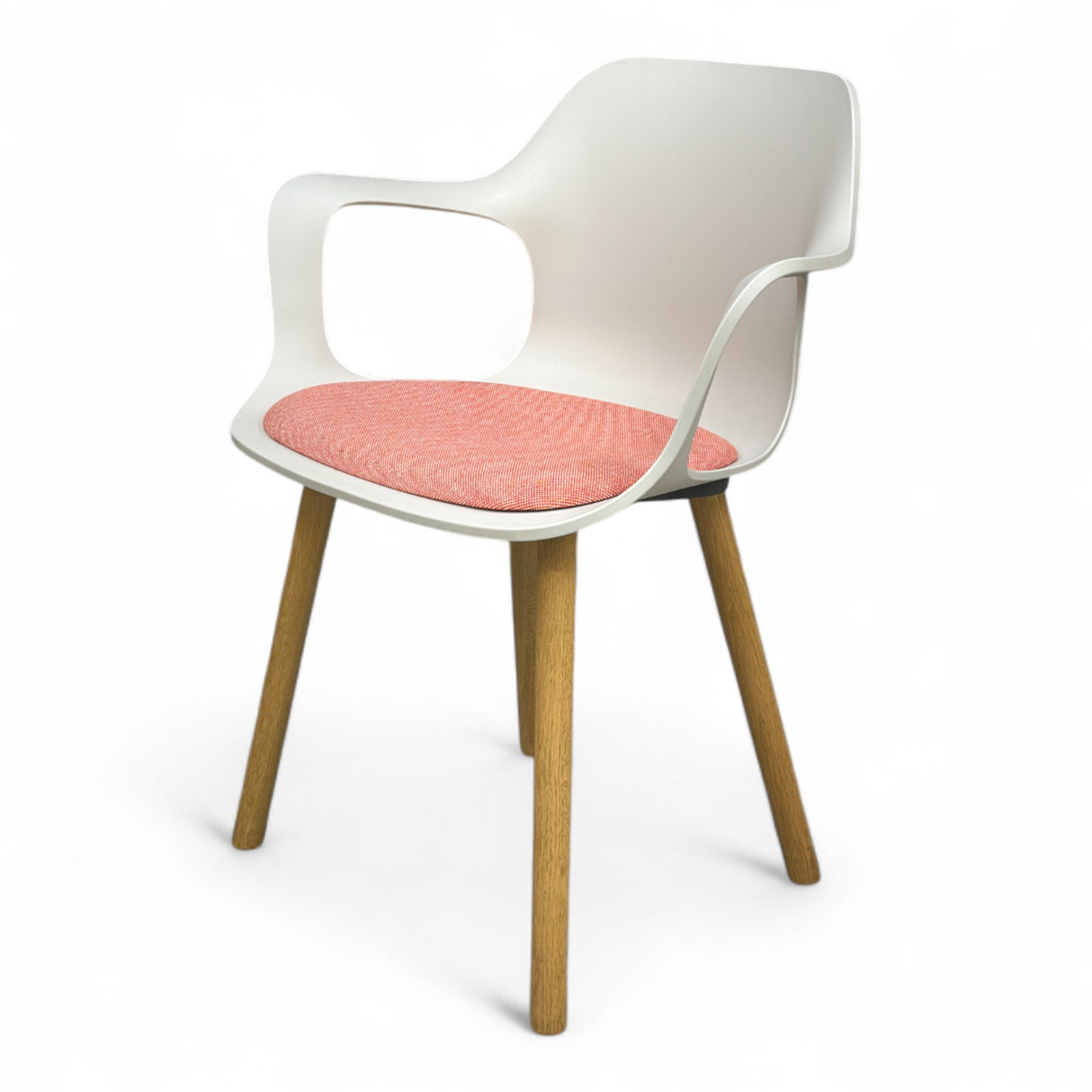 Nyrenset Vitra HAL spisestol hvit