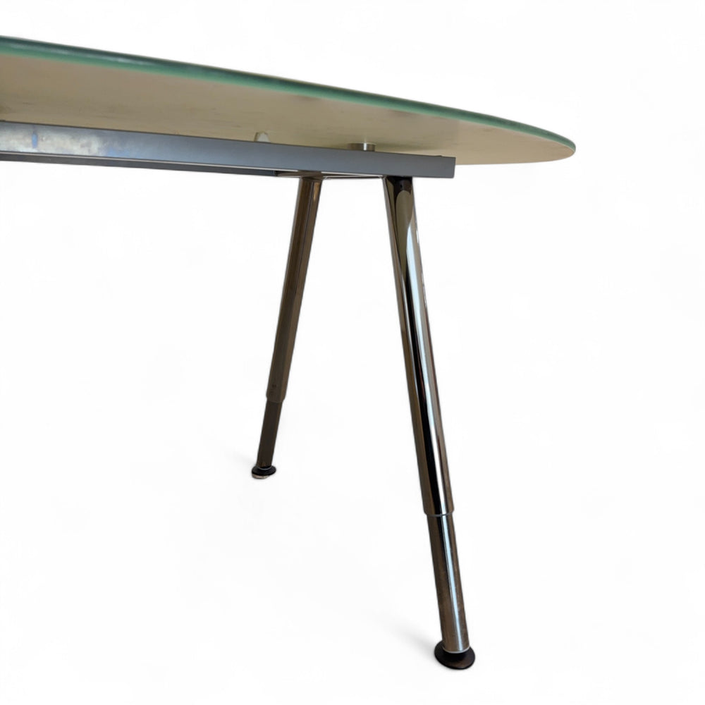 Galant Møtebord med Glassplate