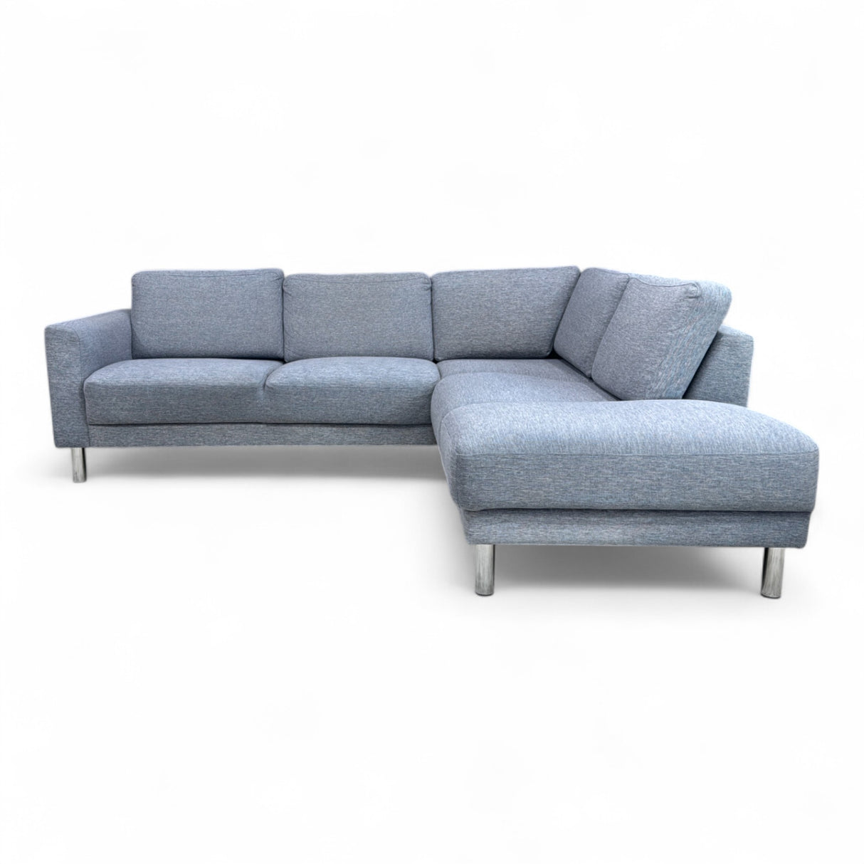 Nyrenset Skeidar Cleveland Hjørnesofa med Sjeselong Høyre Grå