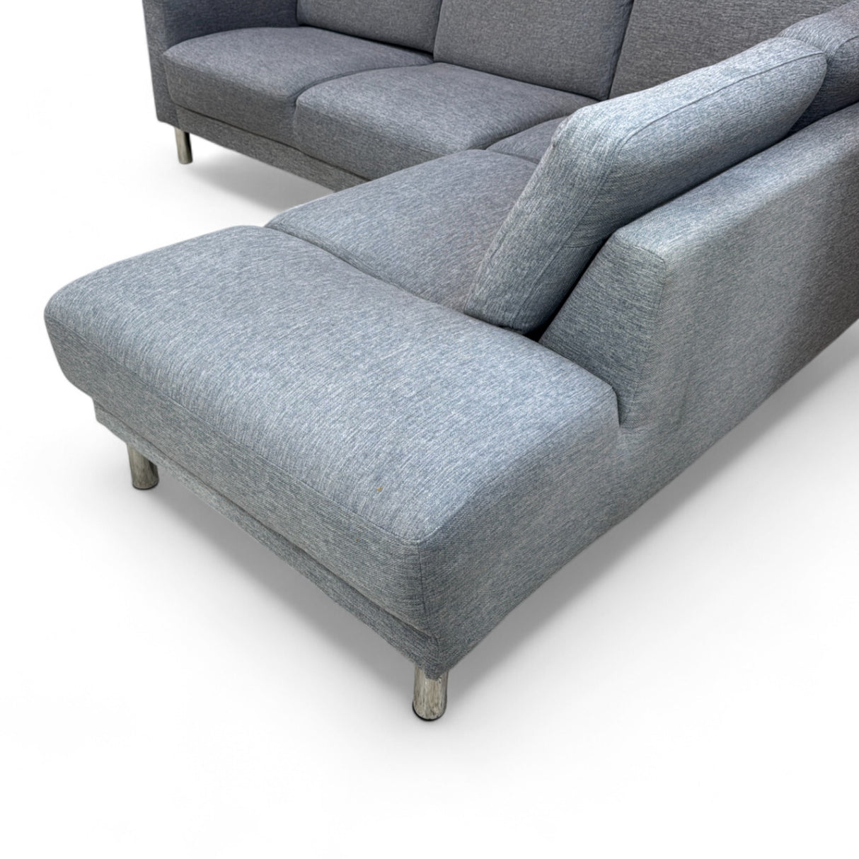 Nyrenset Skeidar Cleveland Hjørnesofa med Sjeselong Høyre Grå