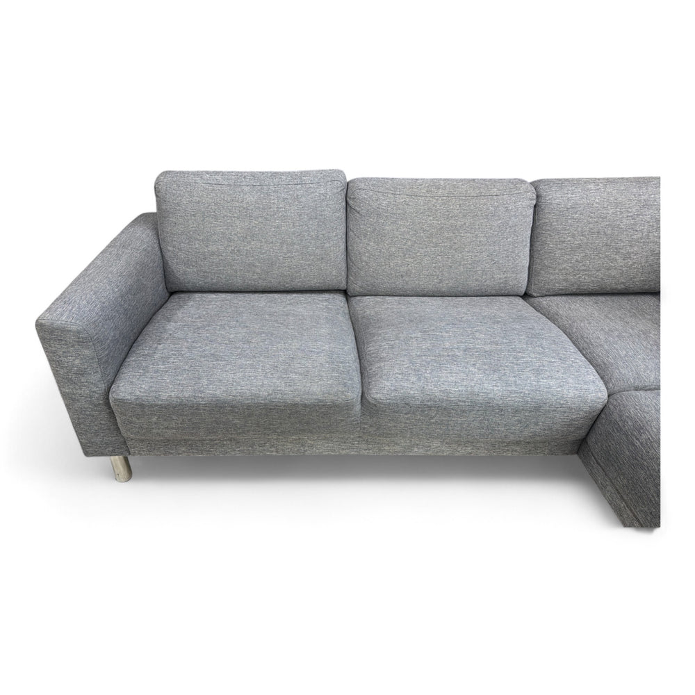 Nyrenset Skeidar Cleveland Hjørnesofa med Sjeselong Høyre Grå