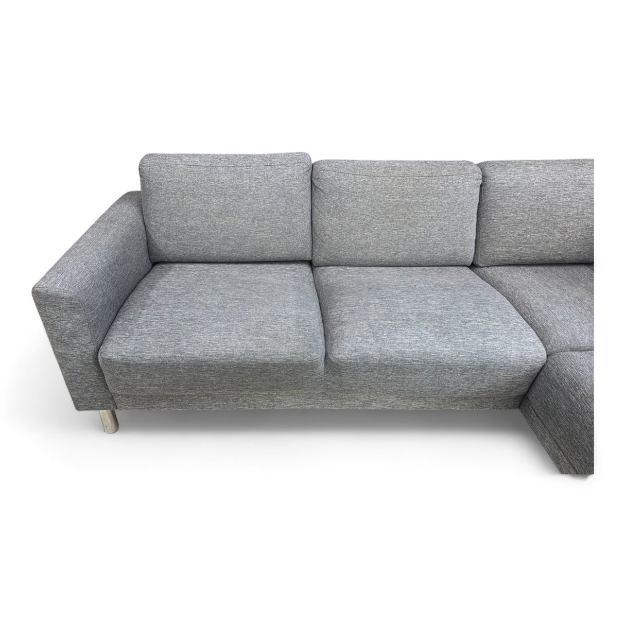 Nyrenset Skeidar Cleveland Hjørnesofa med Sjeselong Høyre Grå