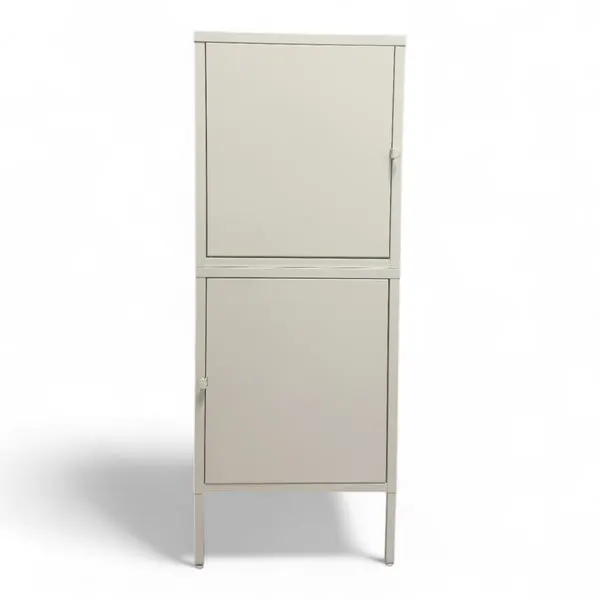 Nyrenset Hvit Låsbart Skap IKEA Hallan, bilde 2