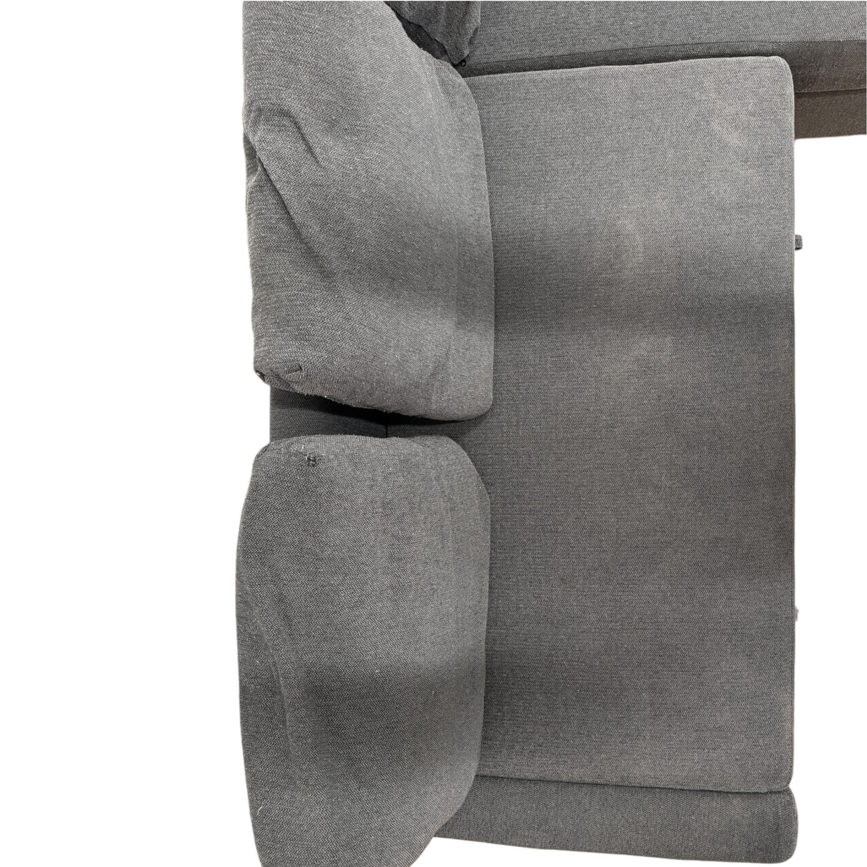 Nyrenset blå Friheten sovesofa med sjeselong fra IKEA