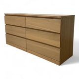 Nyrenset MALM kommode 6 Skuffer fra IKEA