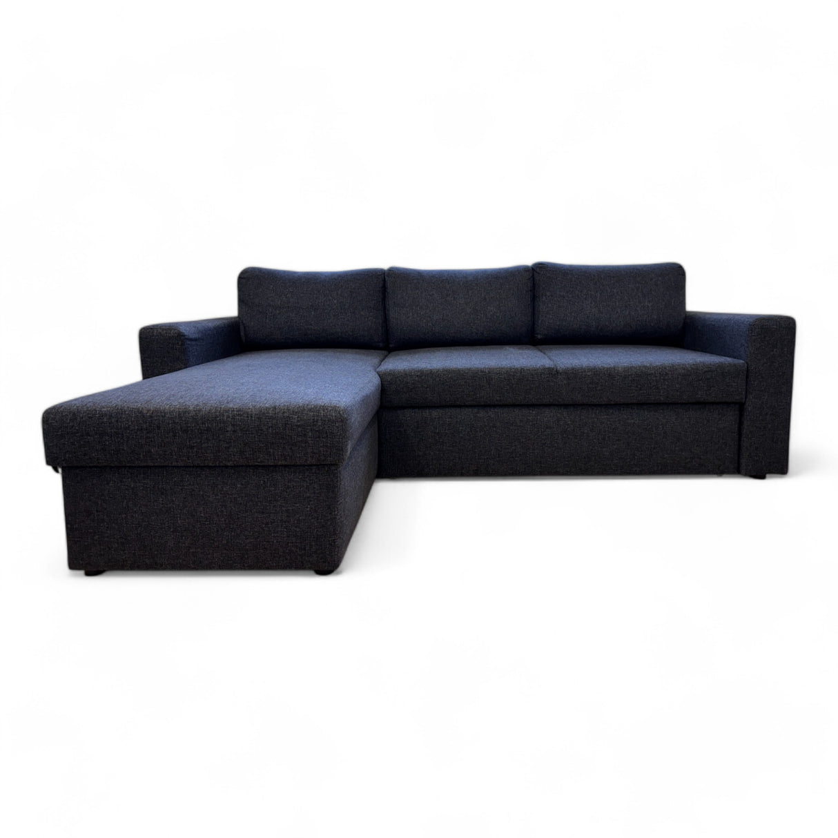 Nyrenset sovesofa med sjeselong fra Gjenbruksgiganten