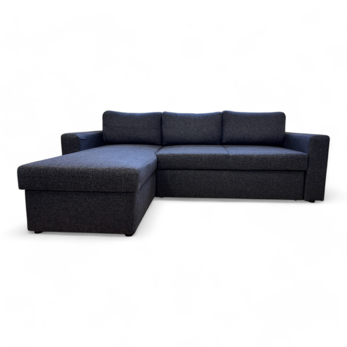 Nyrenset sovesofa med sjeselong fra Gjenbruksgiganten
