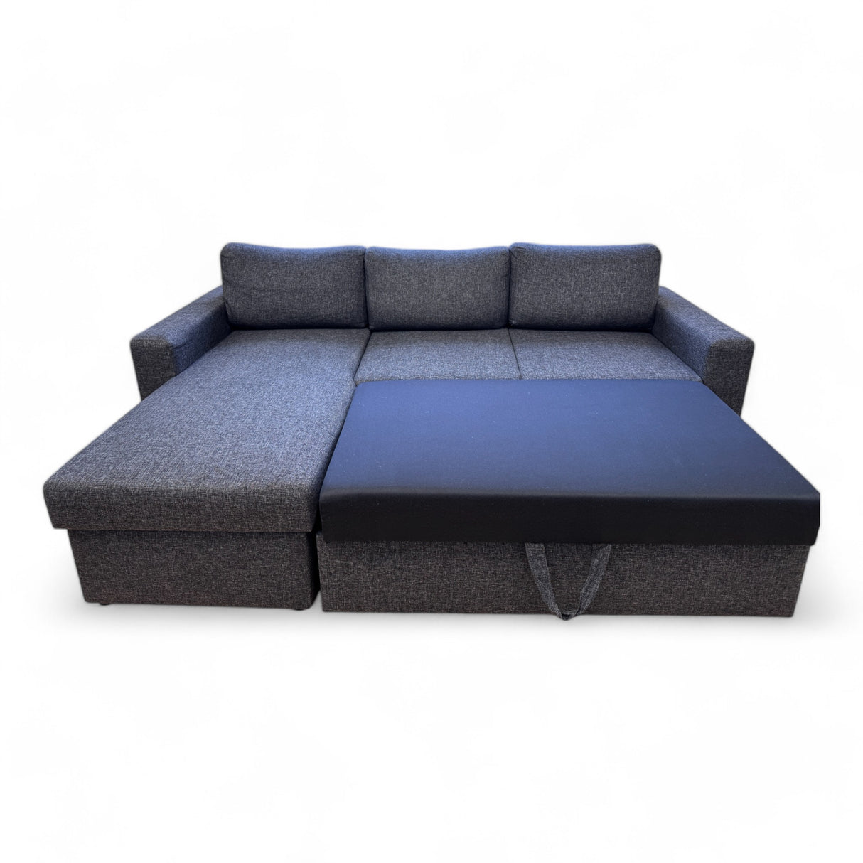 Nyrenset sovesofa med sjeselong fra Gjenbruksgiganten