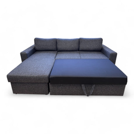 Nyrenset sovesofa med sjeselong fra Gjenbruksgiganten