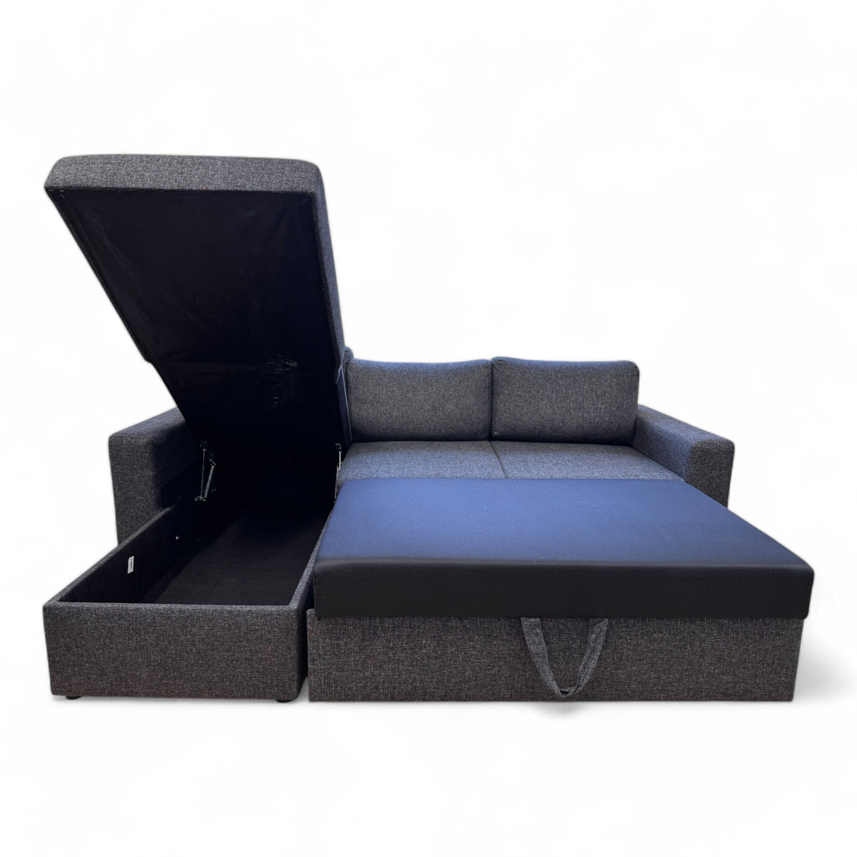 Nyrenset sovesofa med sjeselong fra Gjenbruksgiganten