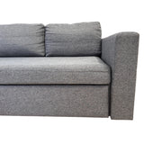 Nyrenset sovesofa med flyttbar sjeselong fra Gjenbruksgiganten