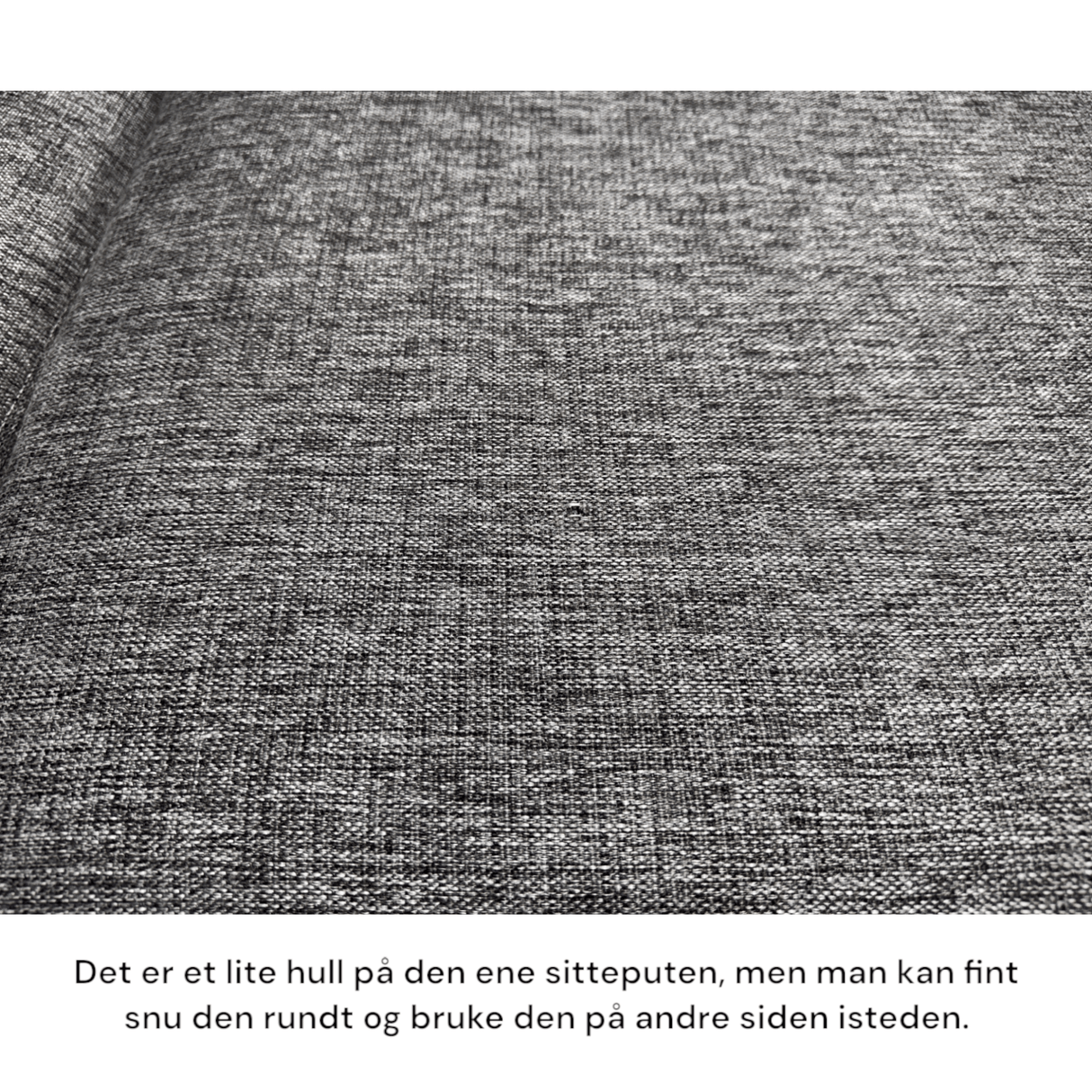 Nyrenset U-sofa