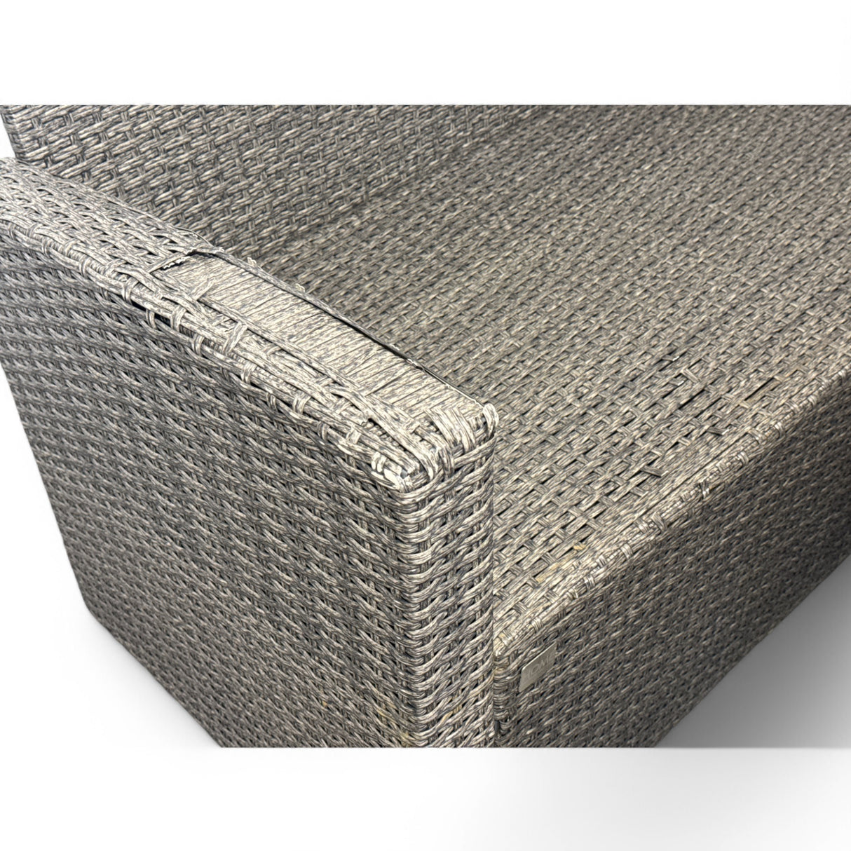 OUTLET - Halv hagesofa med bord