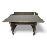 OUTLET - Halv hagesofa med bord