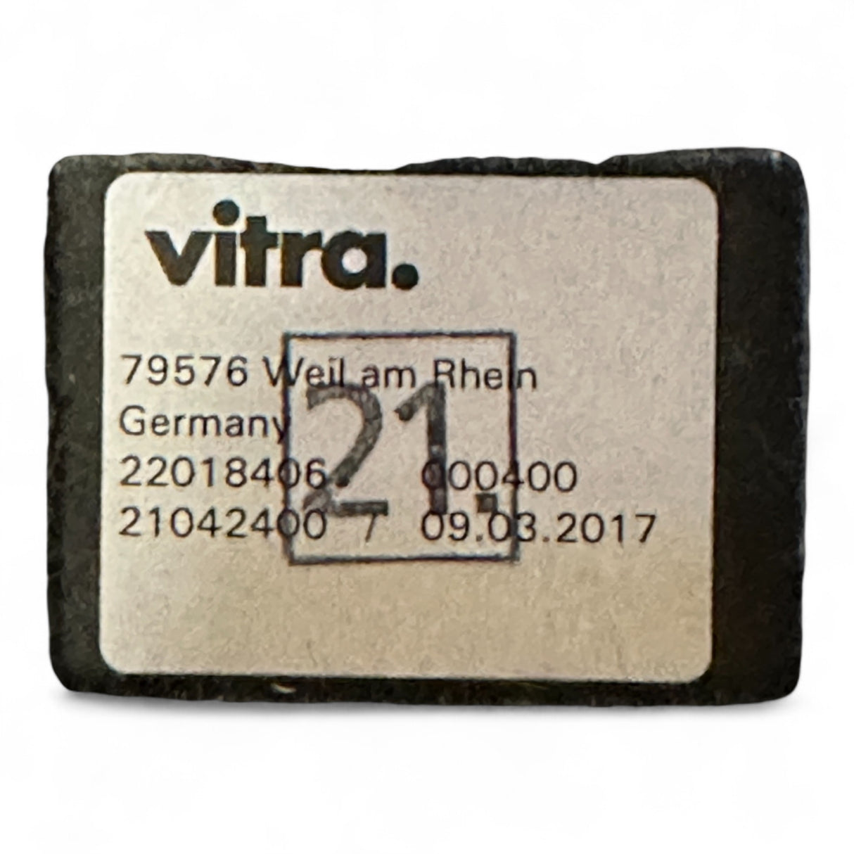 Nyrenset Vitra puff grønn