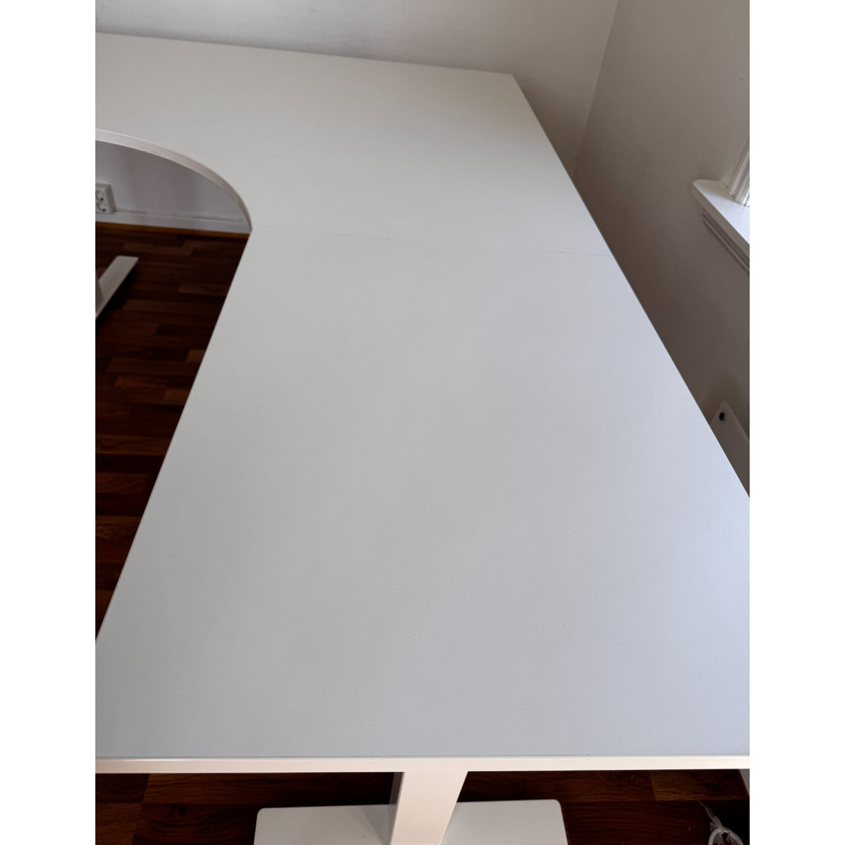 IKEA Hjørneskrivebord Hvit