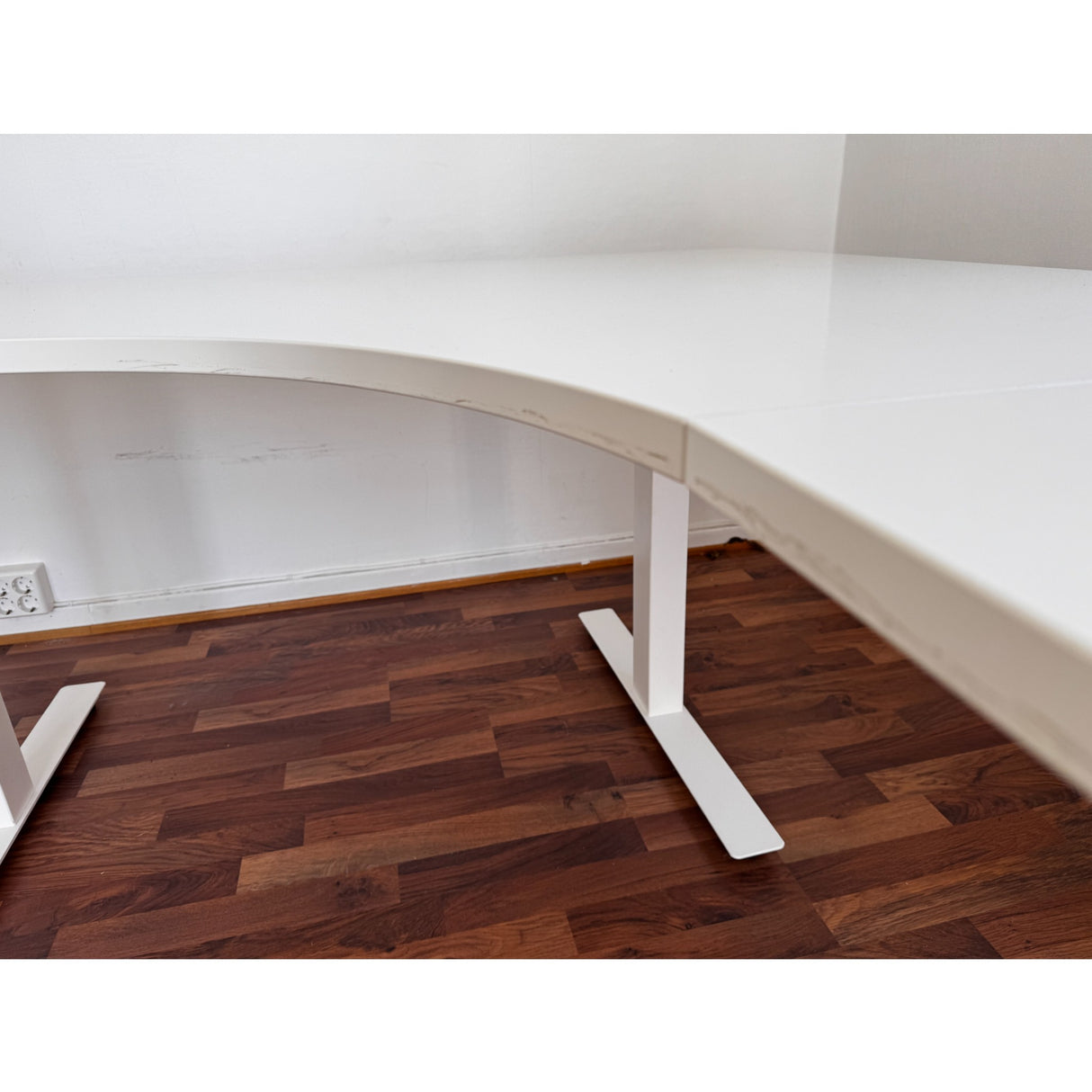 IKEA Hjørneskrivebord Hvit