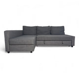 Nyrenset Grå Friheten Hjørnesovesofa med sjeselong fra IKEA