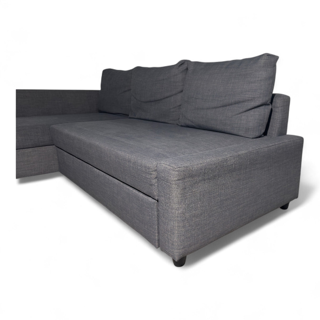 Nyrenset Grå Friheten Hjørnesovesofa med sjeselong fra IKEA