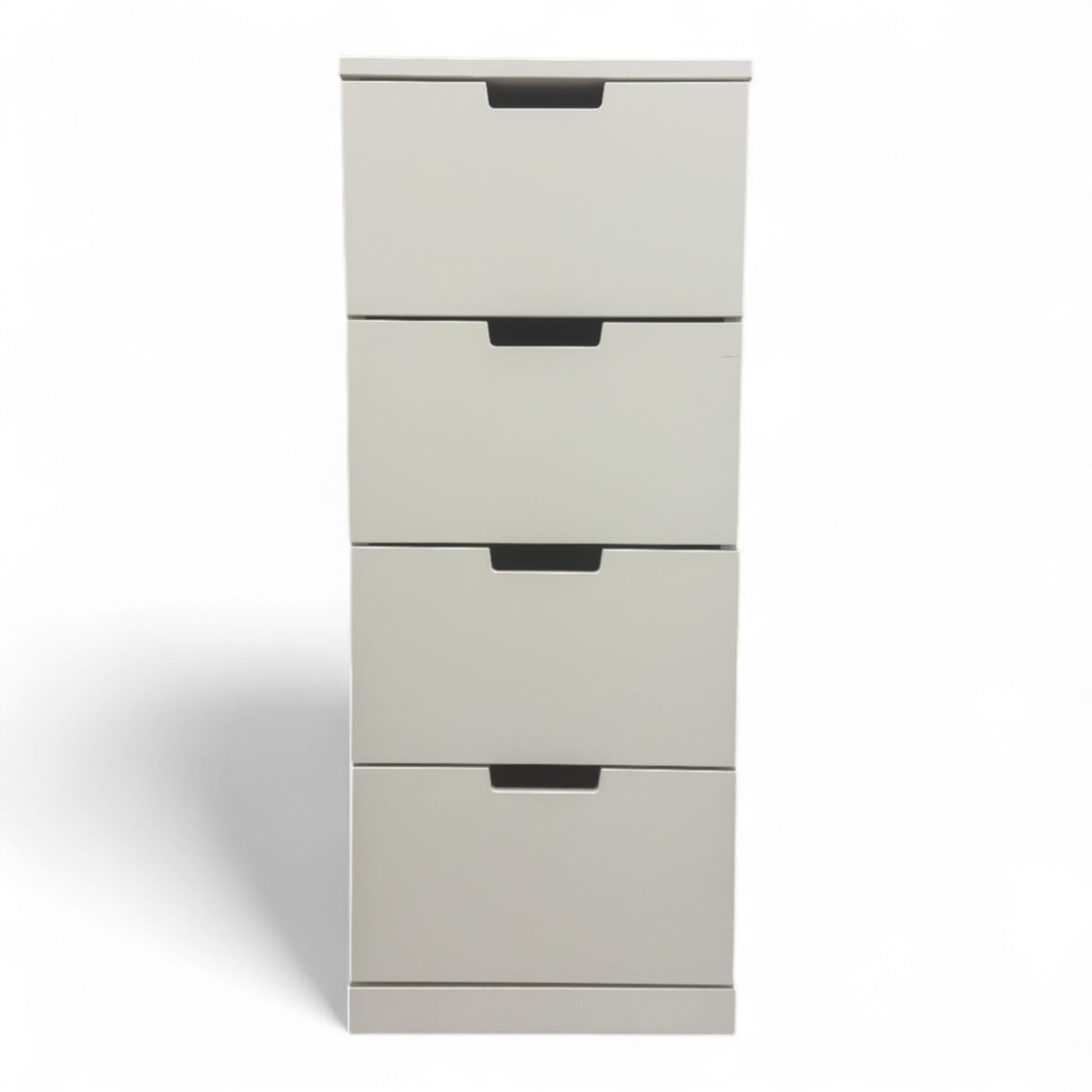 Nyrenset Hvit NORDLI Kommode med 4 skuffer