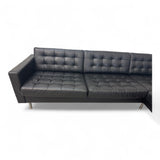 Nyrenset Hjørnesofa Skinn Svart fra IKEA Landskrona