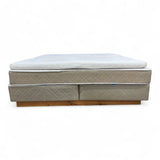 Nyrenset Jensen Diplomat V Kontinentalseng Beige/Hvit 180x200