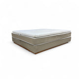 Nyrenset Jensen Diplomat V Kontinentalseng Beige/Hvit 180x200