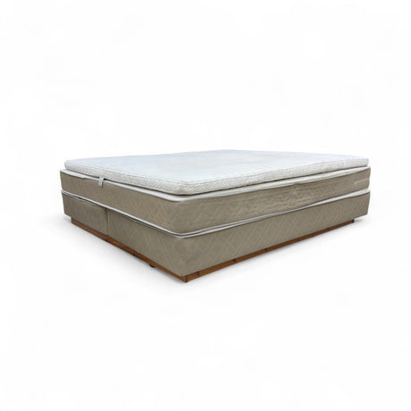 Nyrenset Jensen Diplomat V Kontinentalseng Beige/Hvit 180x200